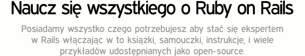 Naucz się wszystkiego o Ruby on Rails